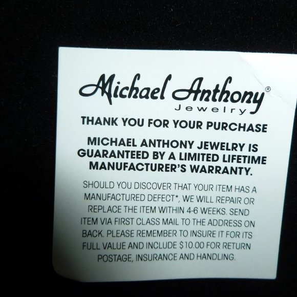 Michael Anthony Sterling Silver Angel Pendant w/Chain - Picture 9 of 9